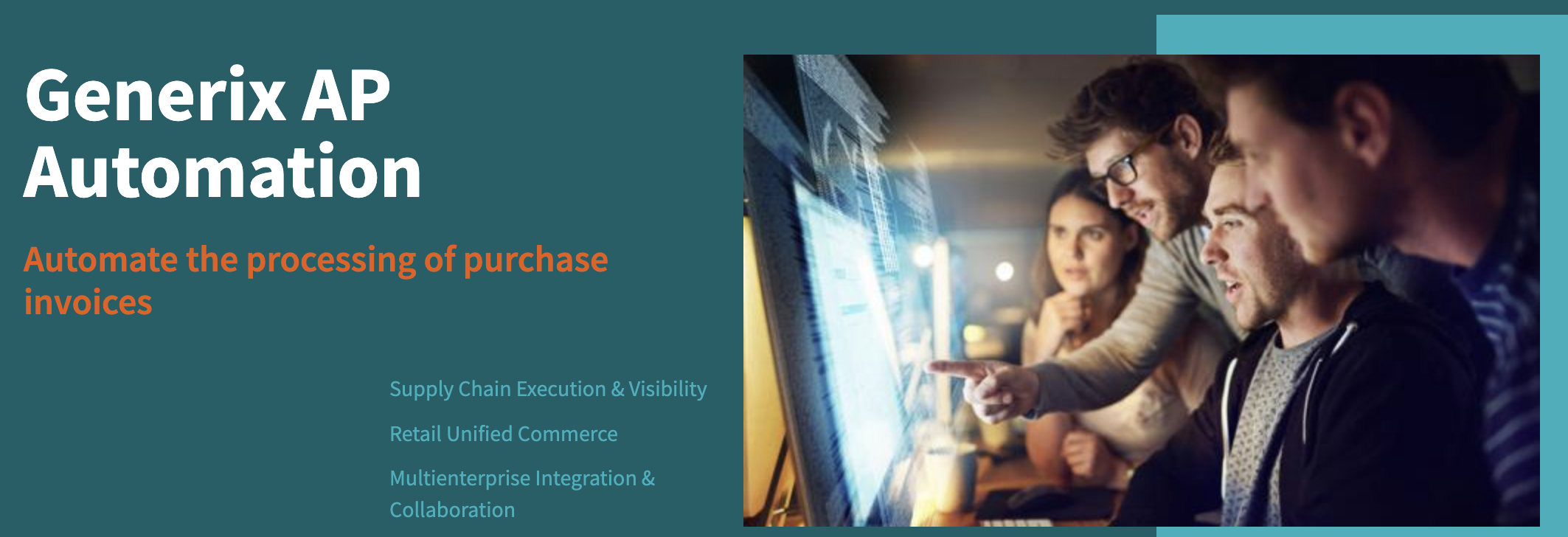 screenshot of Generix AP Automation